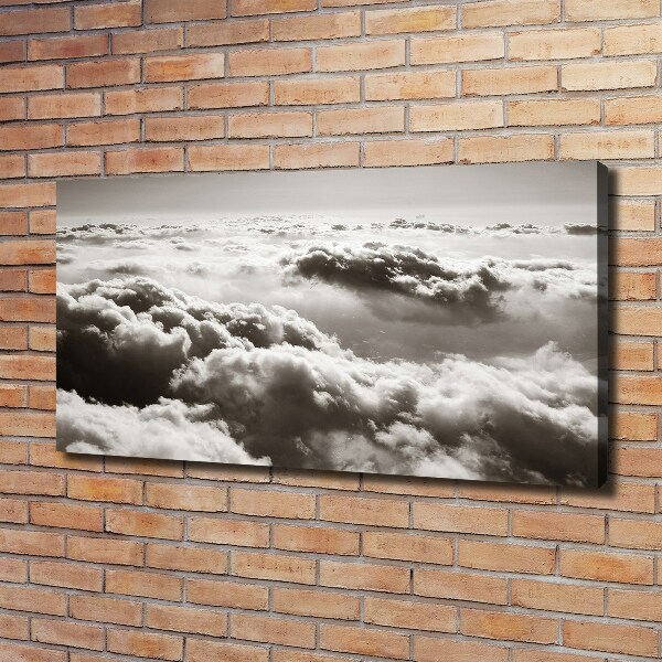Canvas schilderij Wolken vanuit vogelperspectief