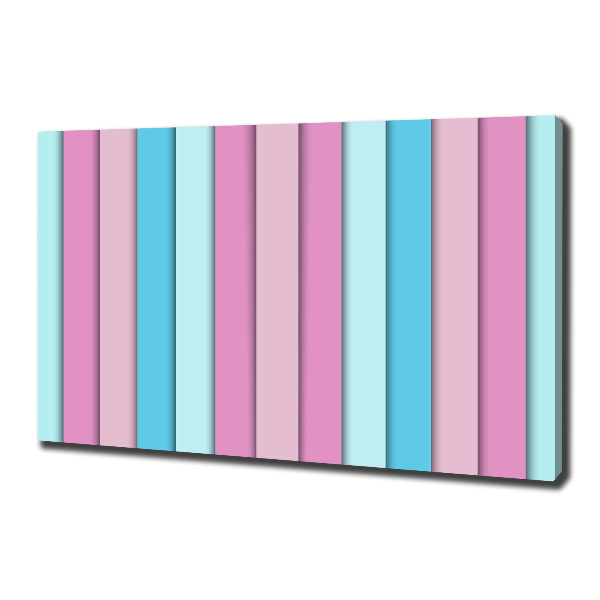 Foto canvas Kleurrijke strepen