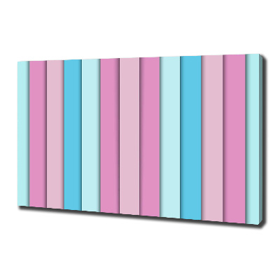 Foto canvas Kleurrijke strepen