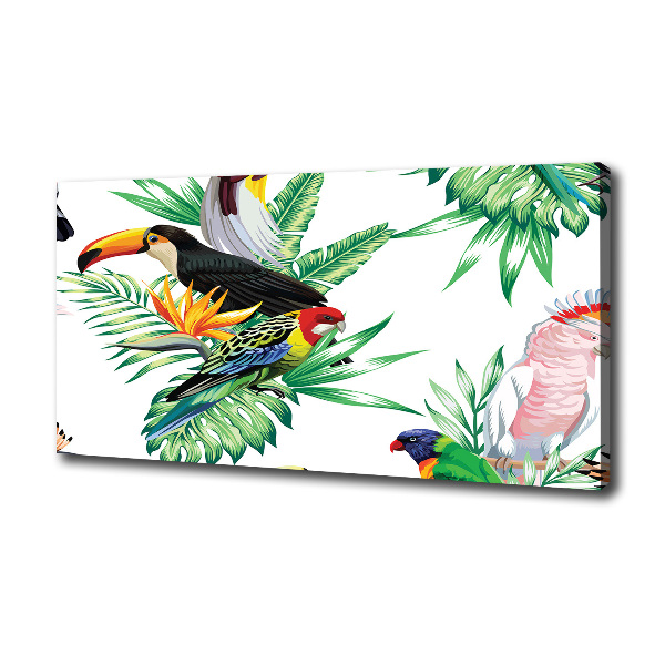 Canvas schilderij Tropische vogels