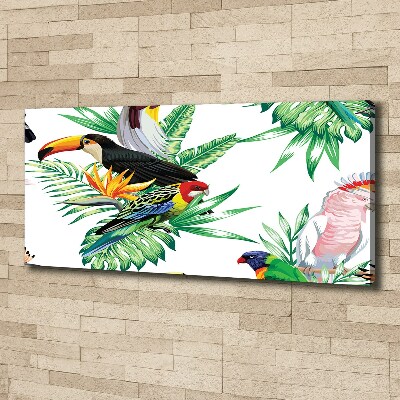 Canvas schilderij Tropische vogels
