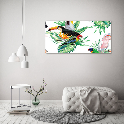 Canvas schilderij Tropische vogels
