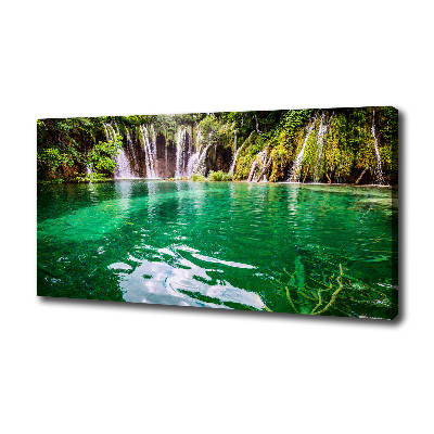 Foto canvas Plitvice-meer