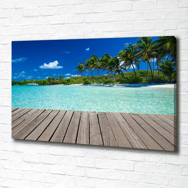 Foto op canvas Tropisch strand