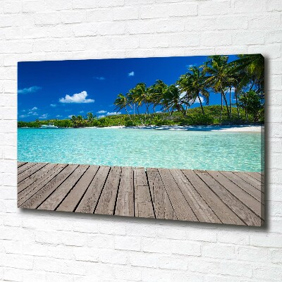 Foto op canvas Tropisch strand