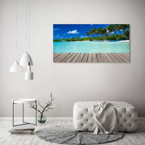 Foto op canvas Tropisch strand