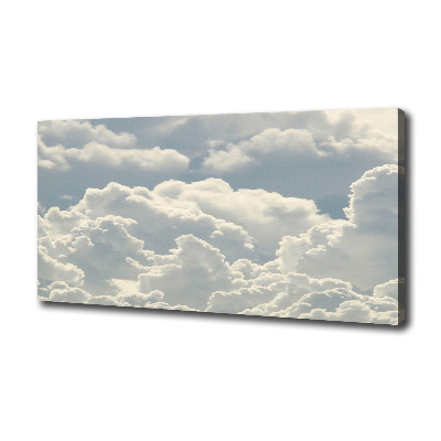Canvas foto Wolken