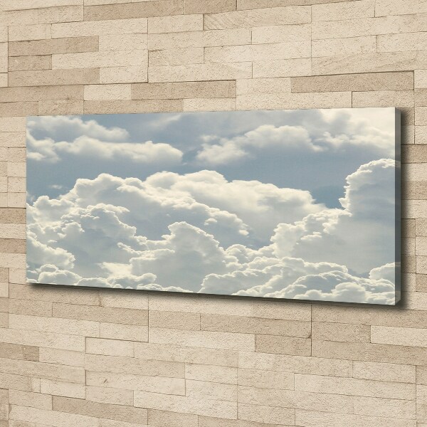 Canvas foto Wolken