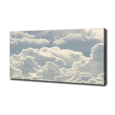 Canvas foto Wolken