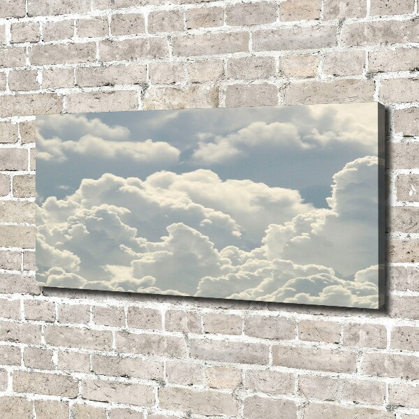 Canvas foto Wolken
