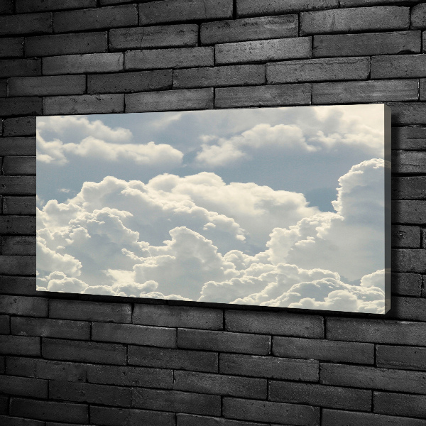 Canvas foto Wolken