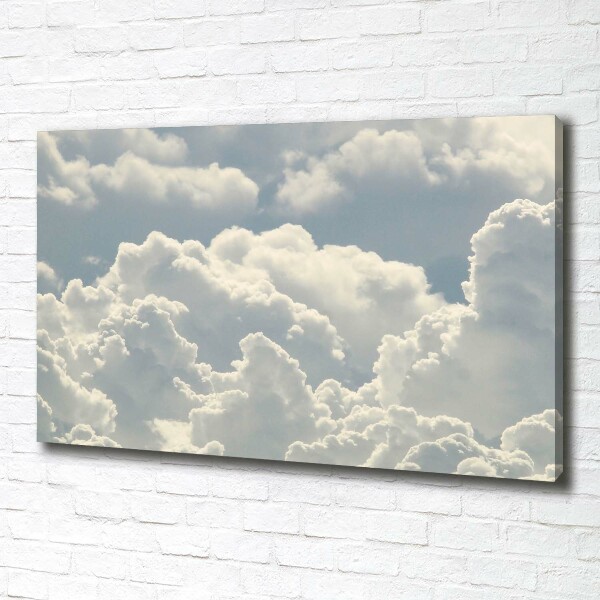 Canvas foto Wolken