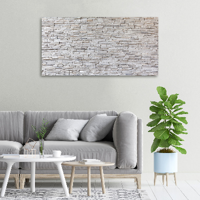 Foto canvas Stenen muur