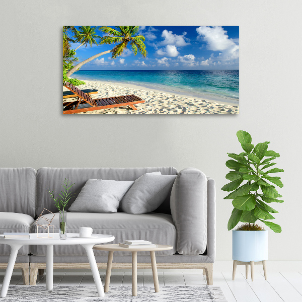 Schilderij op canvas Tropisch strand