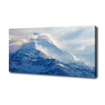 Canvas foto Bergtop
