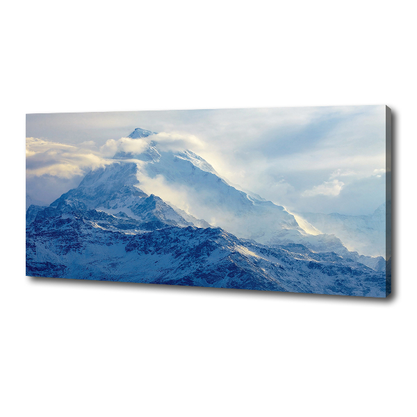 Canvas foto Bergtop