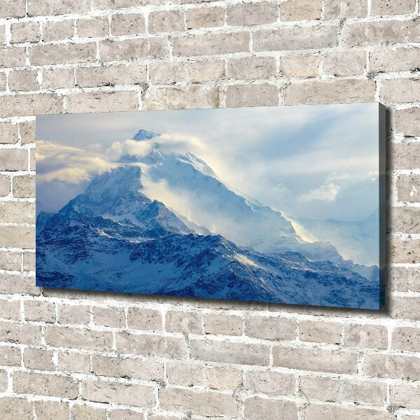 Canvas foto Bergtop