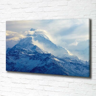Canvas foto Bergtop