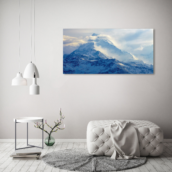 Canvas foto Bergtop