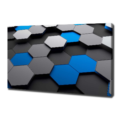 Schilderij op canvas 3D-abstractie