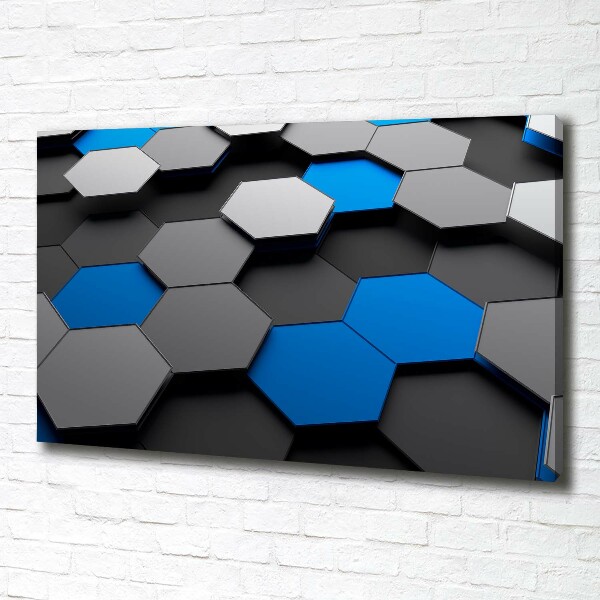 Schilderij op canvas 3D-abstractie