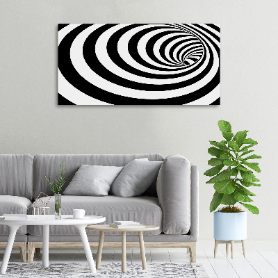 Foto op canvas Gestreepte spiraal