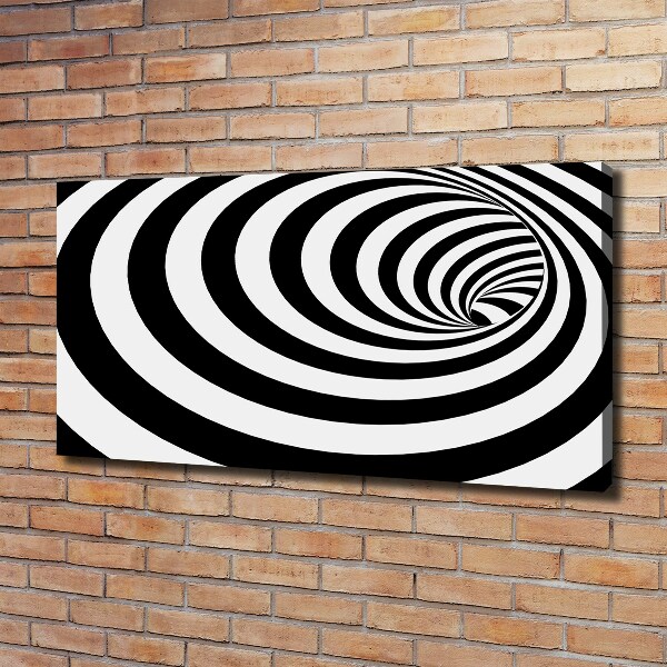 Foto op canvas Gestreepte spiraal