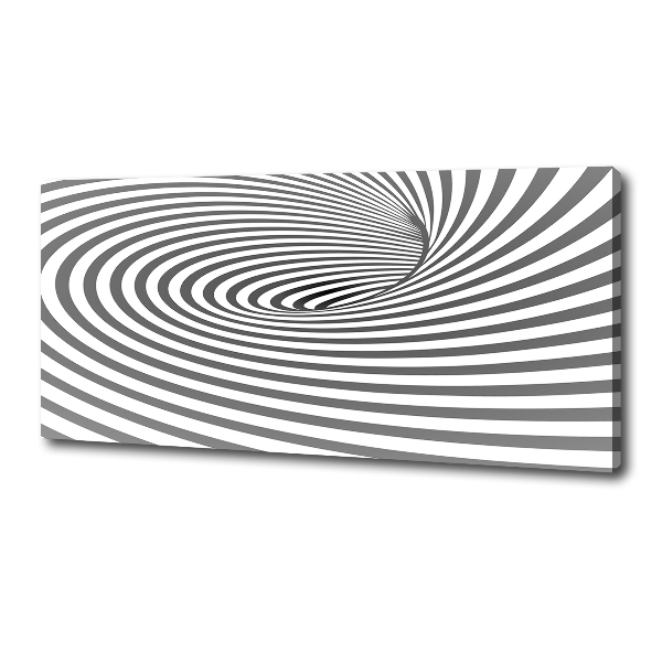 Canvas foto Gestreepte spiraal