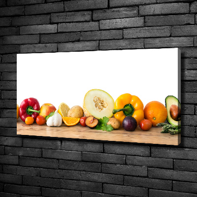 Schilderij op canvas Fruit en groenten