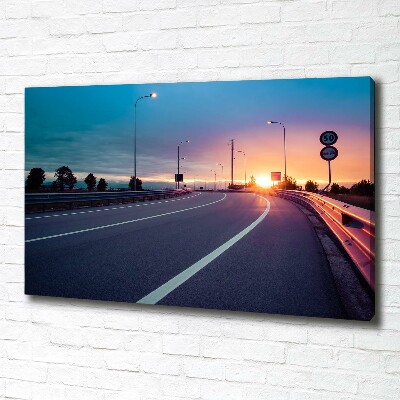 Foto op canvas Snelweg
