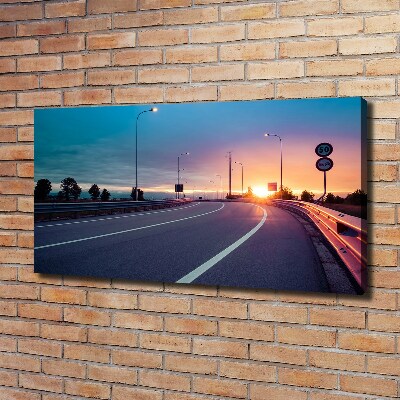 Foto op canvas Snelweg