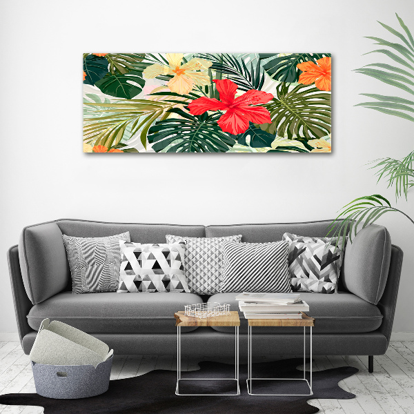 Foto op canvas Hawaiiaanse bloemen