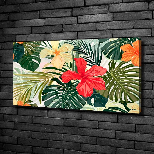 Foto op canvas Hawaiiaanse bloemen