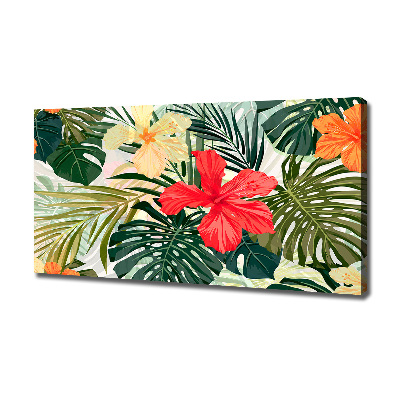 Foto op canvas Hawaiiaanse bloemen