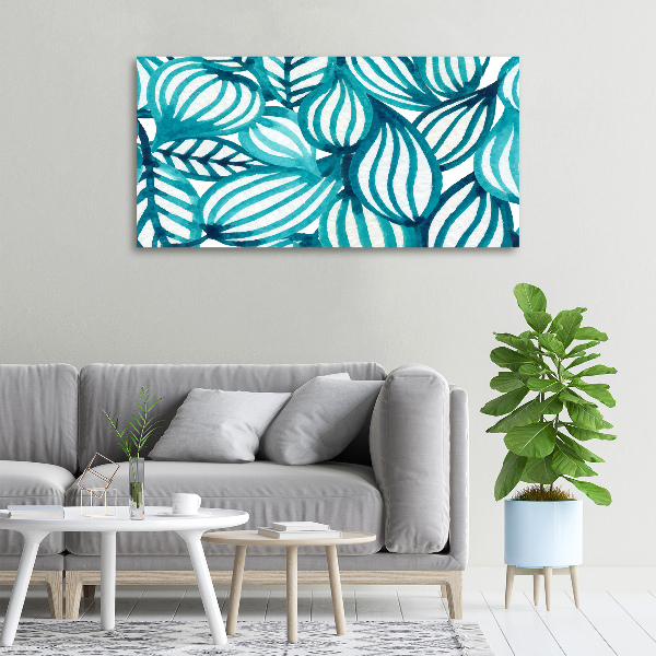 Canvas foto Bloemenpatroon