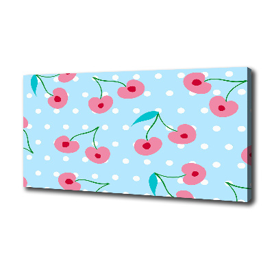 Canvas foto Fruitpictogrammen