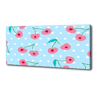 Canvas foto Fruitpictogrammen