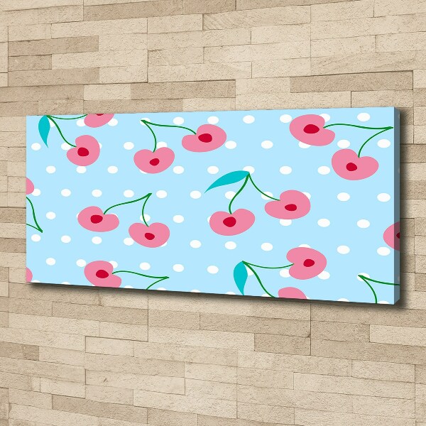 Canvas foto Fruitpictogrammen