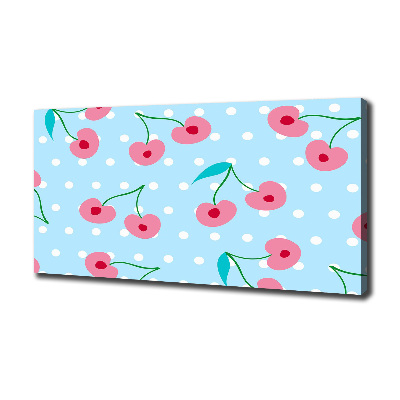 Canvas foto Fruitpictogrammen