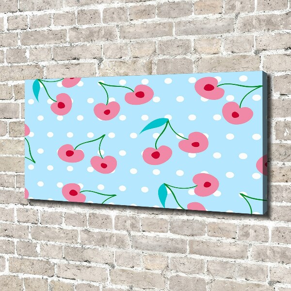 Canvas foto Fruitpictogrammen