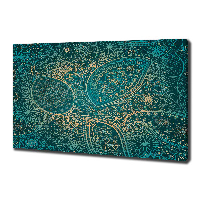 Foto canvas Ornamenten achtergrond