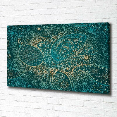 Foto canvas Ornamenten achtergrond