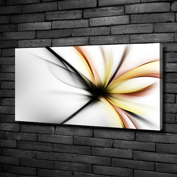 Foto op canvas Abstracte bloem