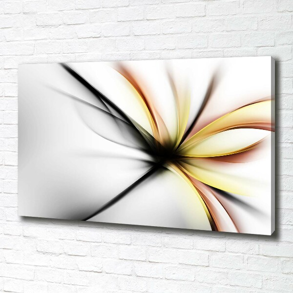 Foto op canvas Abstracte bloem