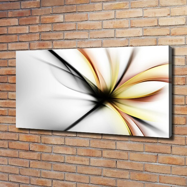 Foto op canvas Abstracte bloem