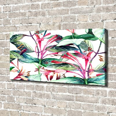 Schilderij op canvas Kamperfoelie