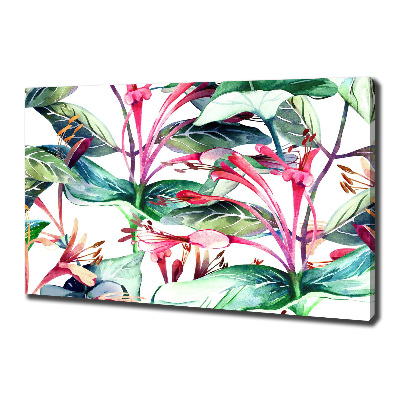 Schilderij op canvas Kamperfoelie