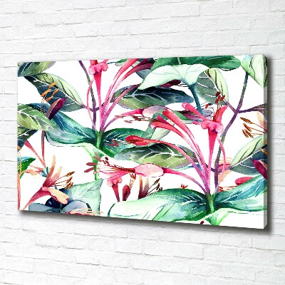 Schilderij op canvas Kamperfoelie