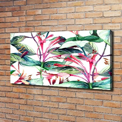 Schilderij op canvas Kamperfoelie