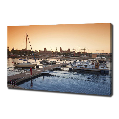 Schilderij op canvas Szczecin, Polen
